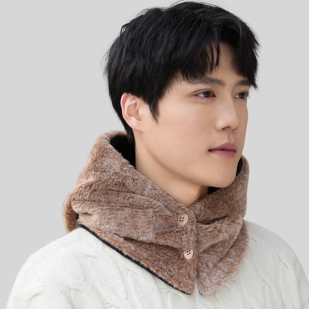 Solid Color Ear Protection Hat Thickened Knitted Hooded Hat Fashion Balaclava Hat  Outdoor