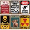 Vintage Metal Signs Plates Tin Sign Posters Man Cave Bar Retro Wall Art Mural Outdoor House Bathroom Home Room Decorations De