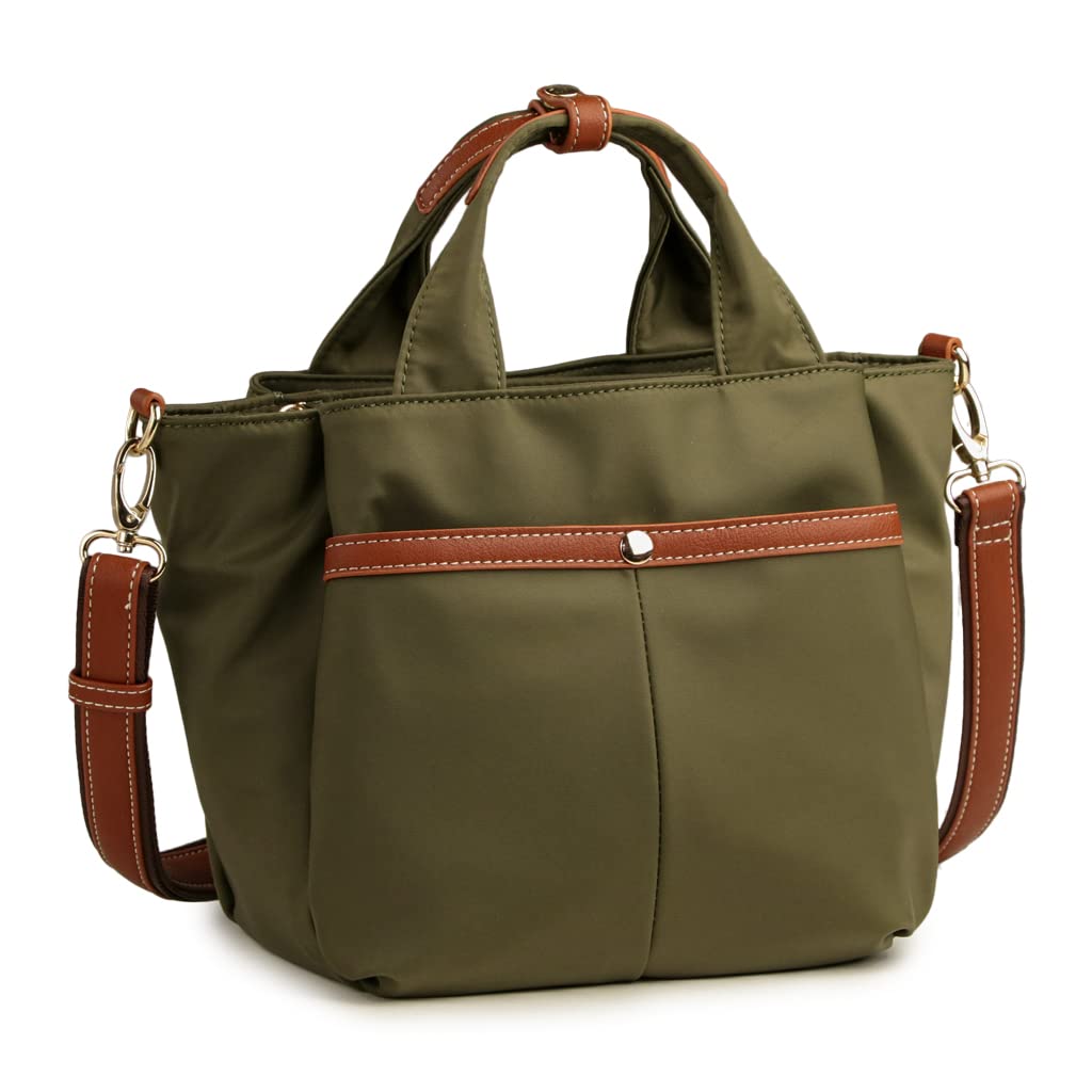 

Pragma Lightweight Nylon Shoulder Bag for Women Travel, Adults, (Green) зелений