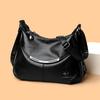 Simple Women's Shoulder Bag, Casual Crossbody Bag, Fashionable Shoulder Bag, Soft PU Leather Handbag Suitable for Daily Use and Shopping