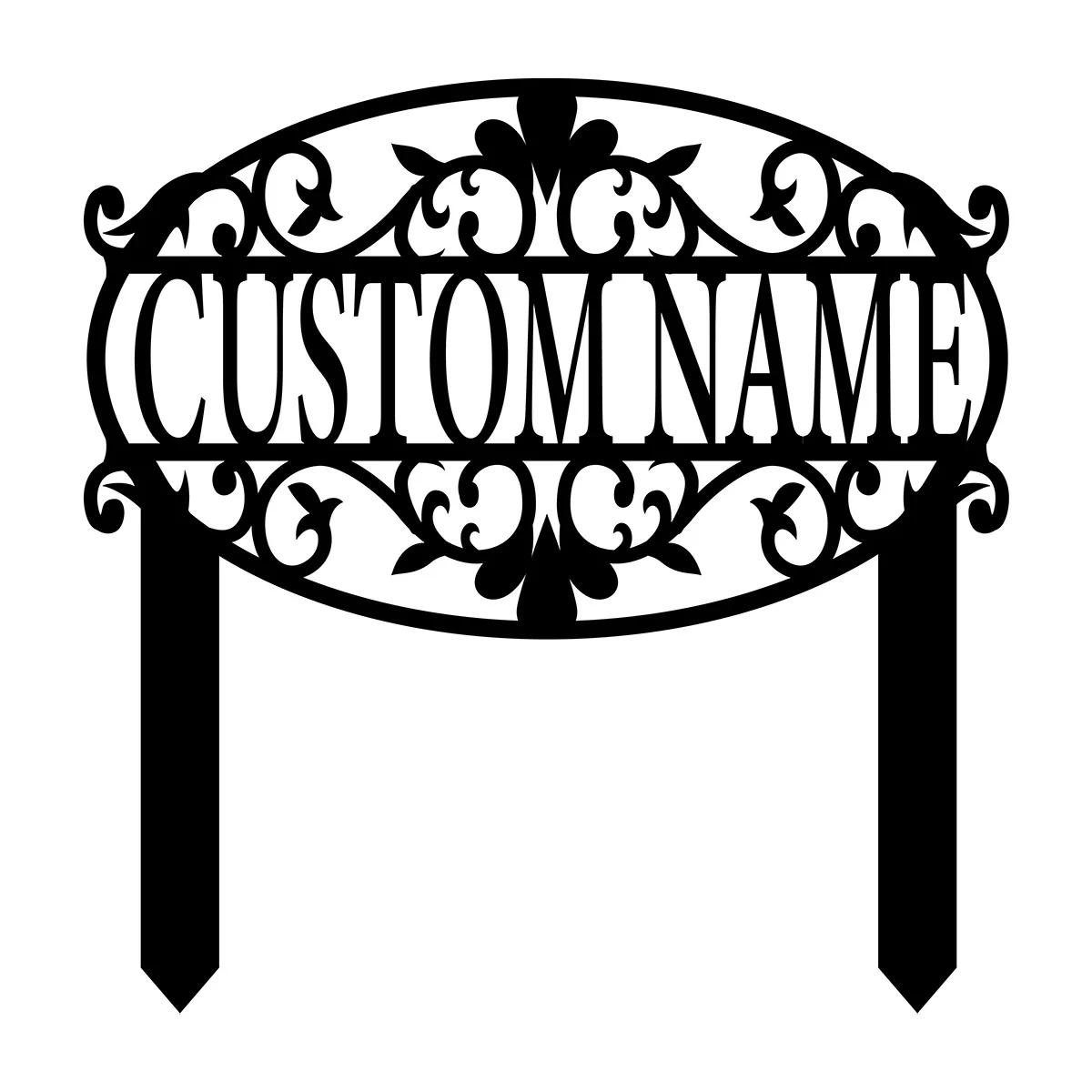 

Металлический Декор для Стен, Винтажная Садовая Вывеска, Табличка с Номером Дома, Рустикальное Наружное Украшение чёрный