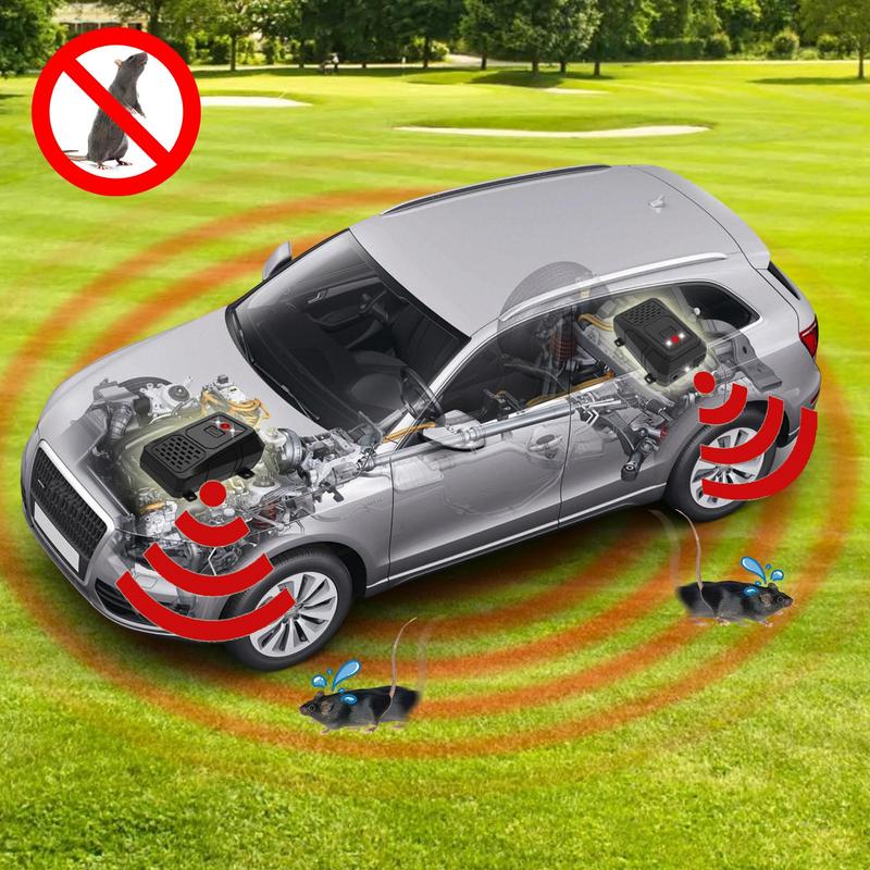 

Відлякувач мишей для автомобілів Зовнішній MIice Repeller Зовнішній відлякувач мишей Тваринний автомобільний відлякувач з ультразвуком та світлом для автомобіля belgium