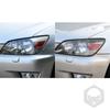 1 Pair Tail Light Eyelid Headlamp Eyebrow Strip Trim Decal Carbon Fiber Cover For Lexus IS200
