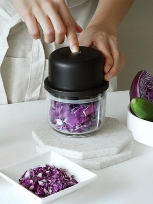 Reborn. J Cordless Automatic Blender Vegetable Chopper 300ml / Baby Food Garlic Multipurpose Chopper Portable Chopper Slicer
