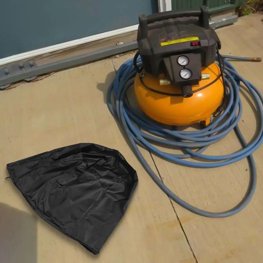 For 6 Gallon Compressor Heavy Duty Cover Air Compressor Cover For Daily Use 19*18inch Tool Part Built-In Handle