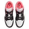 Jordan Air Jordan 1 Low top Children's Basketball Shoes White Pink Unisex 553560-025