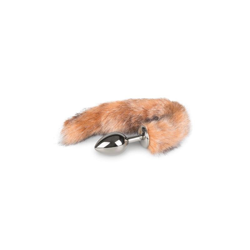 Plug with Fox Tail No. 3 - Silver