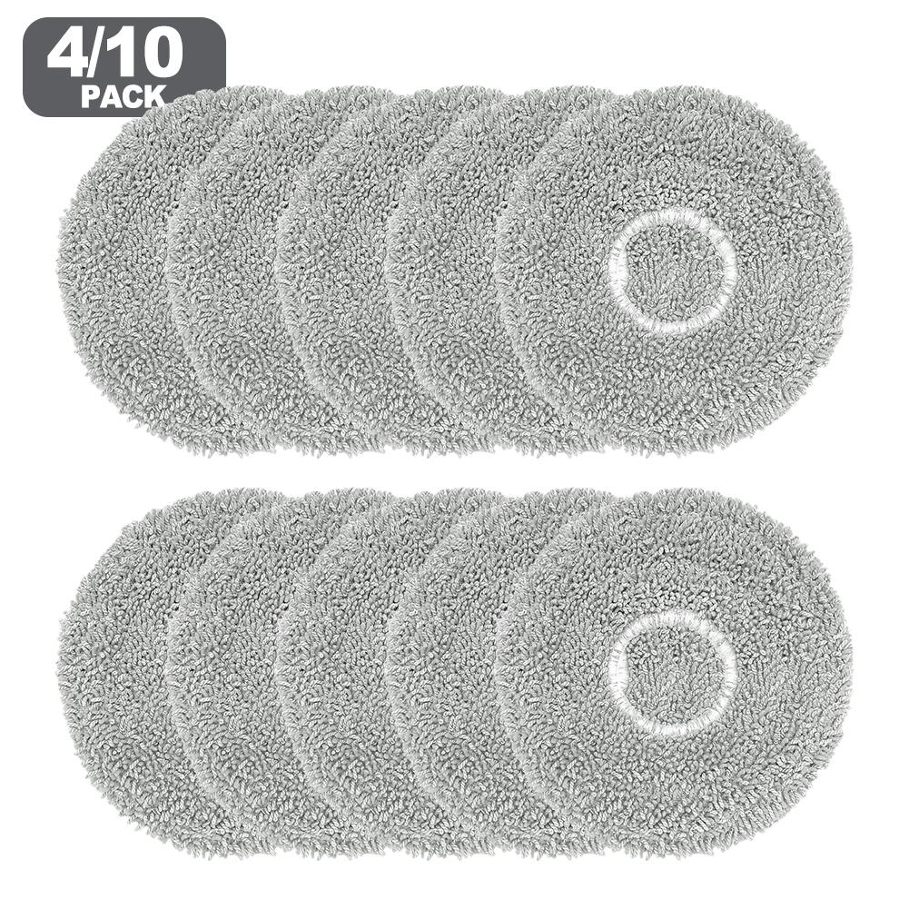 Mop Cloth Replacement for Conga X70 Robot Vacuum Cleaner Washable and Reusable Microfiber Mop Cloth Kit with Multiple Pieces
