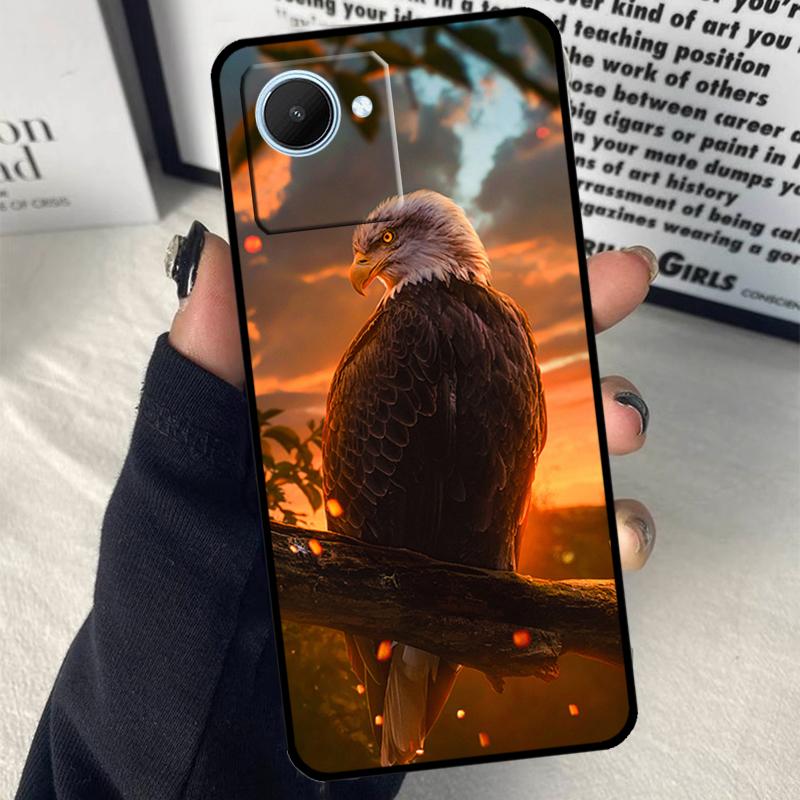 Eagle Hawk Bird Animal For Realme GT7 Pro GT6 C67 C65 C63 C61 C55 C53 C51 C71 C75 10 11 12 13 14 15 Pro Plus Case