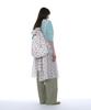 Partimento Women Washed Keyring Sling Bag_White Floral