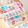 2/4 Layers Plastic Jewelry Bead Storage Container DIY Art Craft Accessory Organizer Case Plastic Jewelry Craft Storage Container