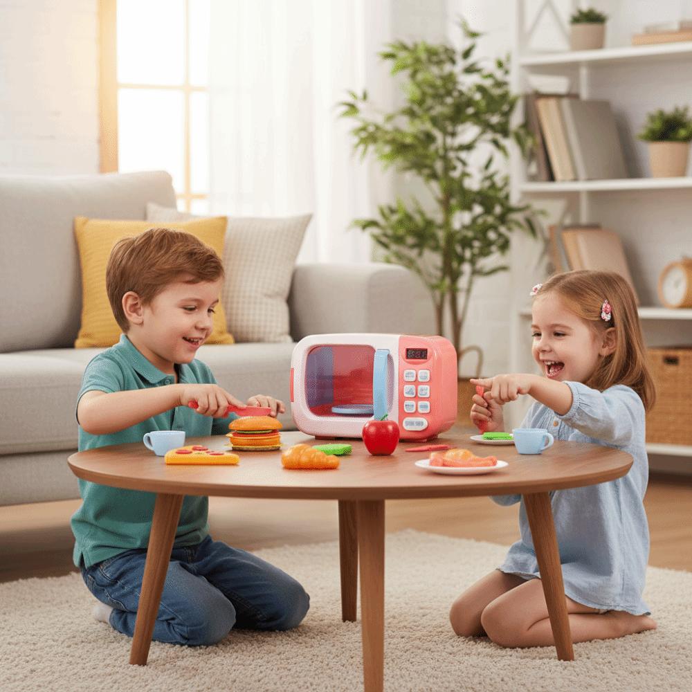 Creative Household Appliances Toys DIY Oven Kitchen Toys Simulation Microwave Toy  Education Gifts