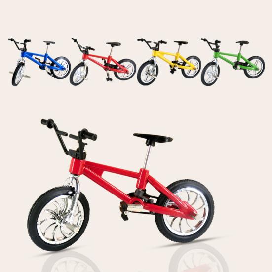 Model Bicicletă Anti-Coliziune Detaliu Mic Cadou de Festival Bicicletă de Deget Aliaj Turnare sub Presiune Jucărie Simulare pentru Copii
