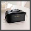 New Ladies Cosmetic Bag PU Leather Pillow Bag Female Portable Travel Make up Bag Large Capacity Cosmetic Bag Storage Organizer
