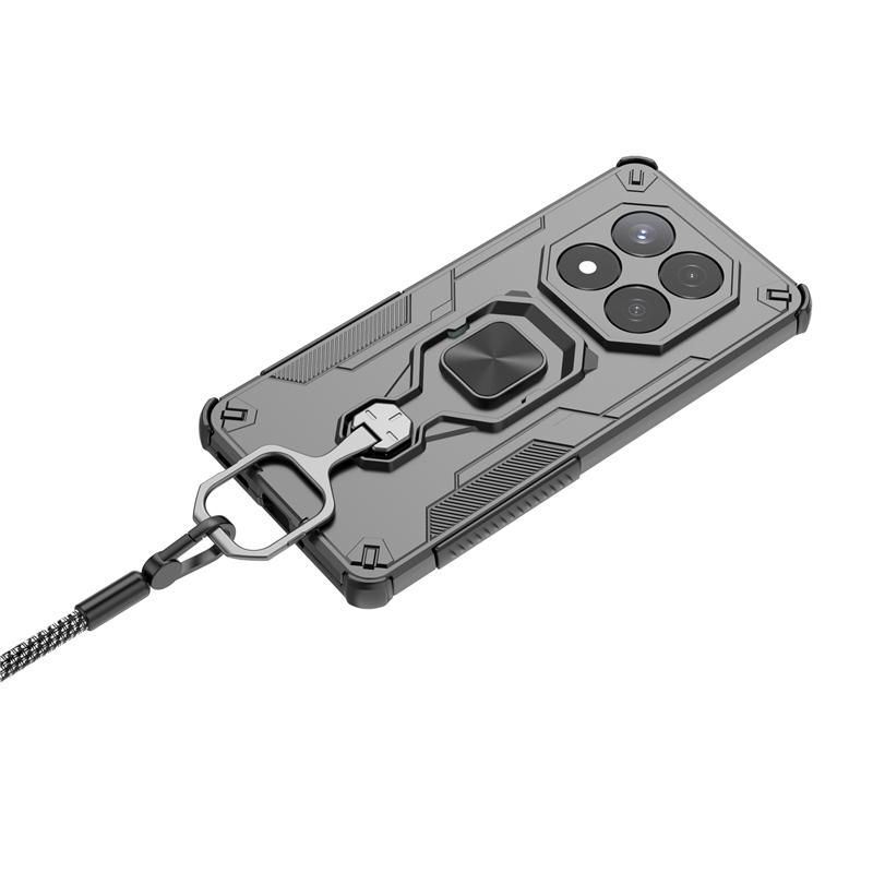 For Xiaomi Redmi Note 14 Pro 4G Case Camera Shockproof Armor Phone Case For Redmy Note 14 Pro 4G Ring Holder Back Cover