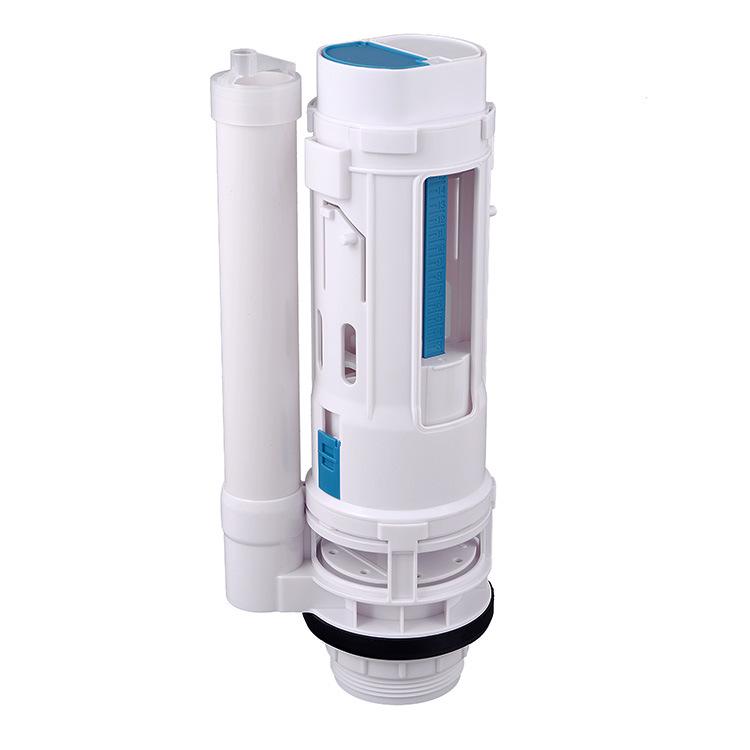 Two-Button Toilet Drain Valve, Plastic Tank Outlet Valve Accessories