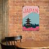 Vintage Japan Art Metal Tin Sign Yayoi Kusama Poster Plaque Katsushika Hokusai Wall Art for Room Club Man Cave Bar Home Decor