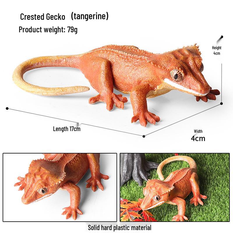 Reptile Simulation Model Crested Gecko Educational Desktop Toy