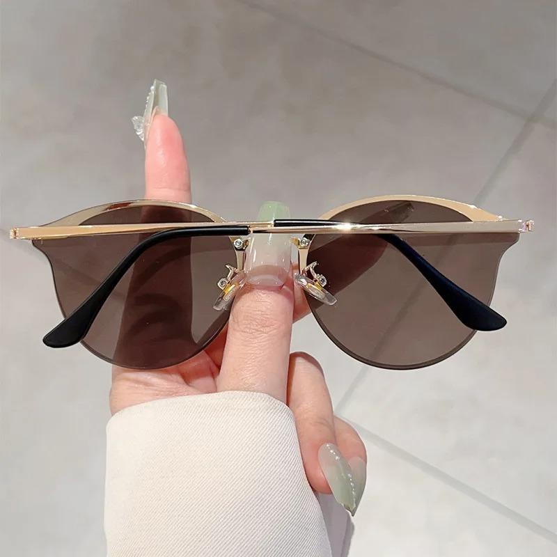 New Oval Vintage Sunglasses Women Retro Luxury Brand Designer Sun Glasses For Women's Sunglass Shades UV