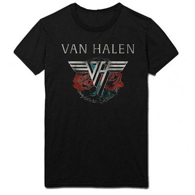 Van Halen Tricou cu imprimeu la spate 84 Tour unisex pentru adulți