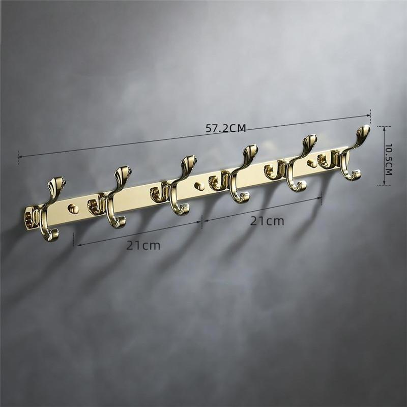 Tuqiu Rose Gold Towel Hanger Brass Wall Mounted Gold Towel holder, Copper Bathroom Hardware,kitchen hook bathroom accessories