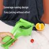 Compact Manual Juicer: New Style Pulp Separator - Perfect for Pressing Fruits Like Lemons.