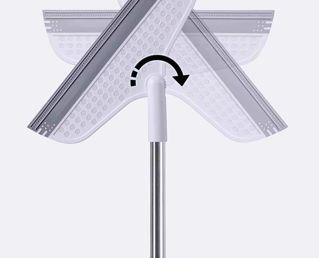 Magic Broom Silicone Floor Scraper with a Long Handle 1/2 Inch for the Bathroom
