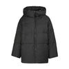 LESS 2025 Winter Casual Stand-Collar White Duck Down Jacket