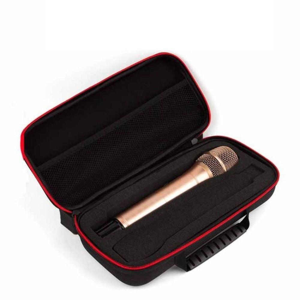 Hard EVA Microphone Storage Bag Shockproof Microphone Carrying Case  Business Trip