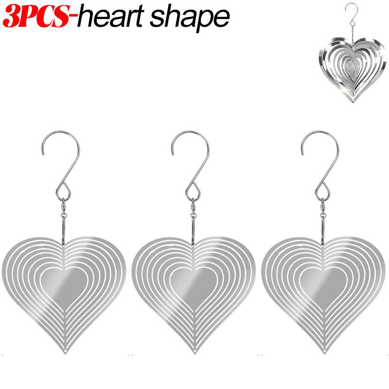 Reflective Hanging Bird Repeller Discs Wind Chime Bird Deterrent for Garden Decorative Birdproofing Reflectors to Keep Bird Away
