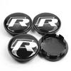 4PCS 55mm 65mm car modeling wheel hub center cap badge hub cap suitable for VW Volkswagen Golf Sharan Passat Tiguan Accessories QK7