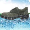 Oulylan Anti-sparking Welding Security Shoes Steel Toe Anti Smashing Safety Boots Men Puncture Proof Labor Footwear for Work