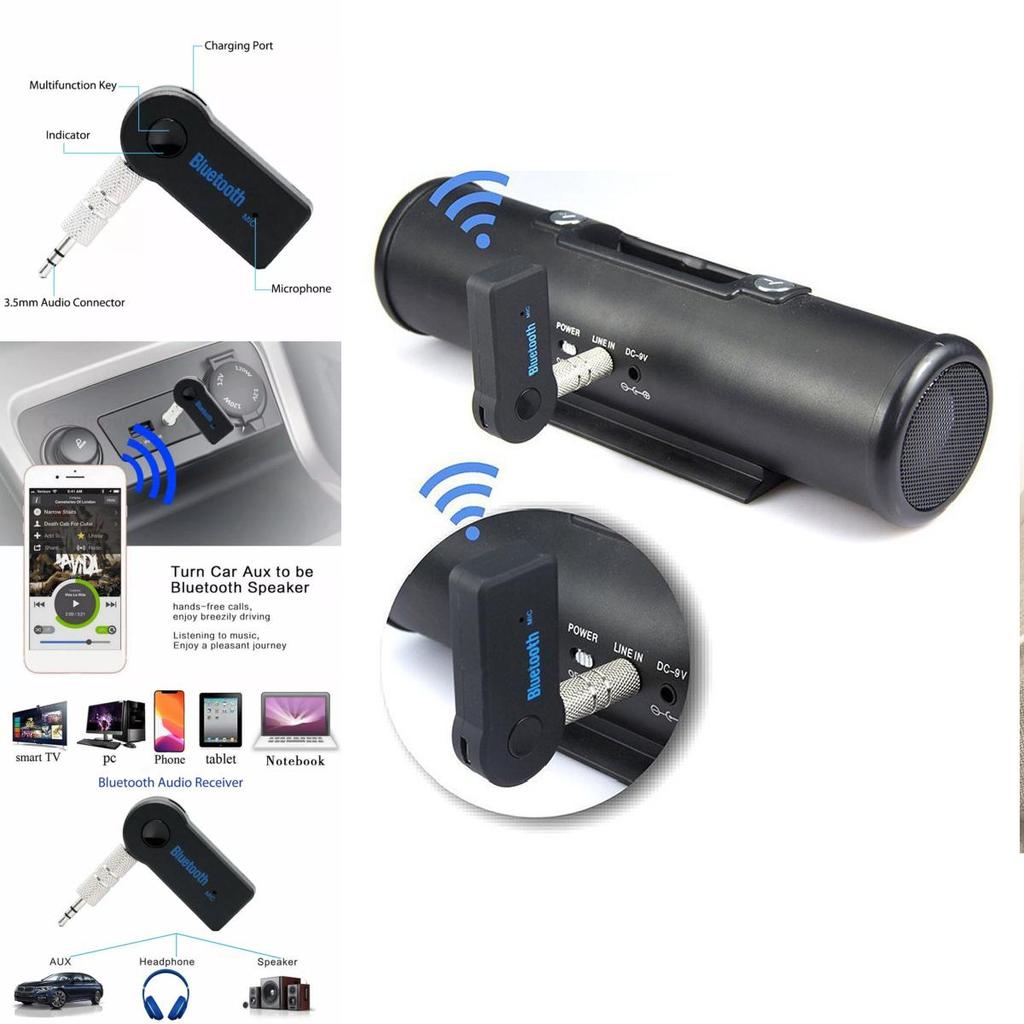 High-quality Car Bluetooth Adapter 3.5mm Wireless Audio Receiver For Cars