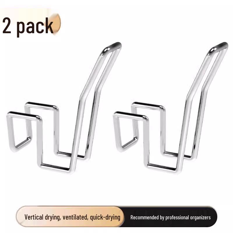 Stainless Steel Anti-theft Outdoor Shoe Drying Hook for Balcony or Window Railing