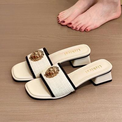 Sommer par flip-flops Merke Designer Casual Be ach tøfler dame luksussandaler Italiensk middagsselskap stil