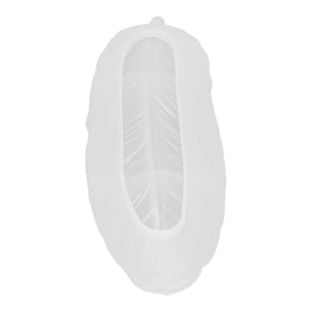 Feather Silicone Resin Molds Feather Shaped Silicone Tray Mold Resin for Jewelry Storage Container DIY Gifts