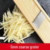 Coarse Hole Potato & Vegetable Grater with Wooden Handle