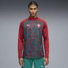 Puma Tricou cu mânecă lungă, slim fit, bloc de culori, cu uscare rapidă, pentru bărbați, Echipa Națională a Portugaliei, cu proprietăți de absorbție a transpirației 784790-37