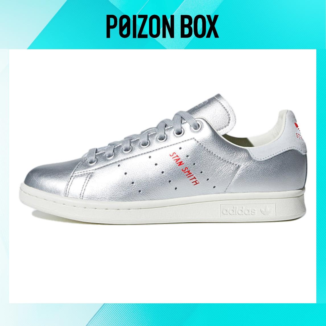 

кроссовки adidas originals Stan Smith Wmns Silver/White/Red B41750