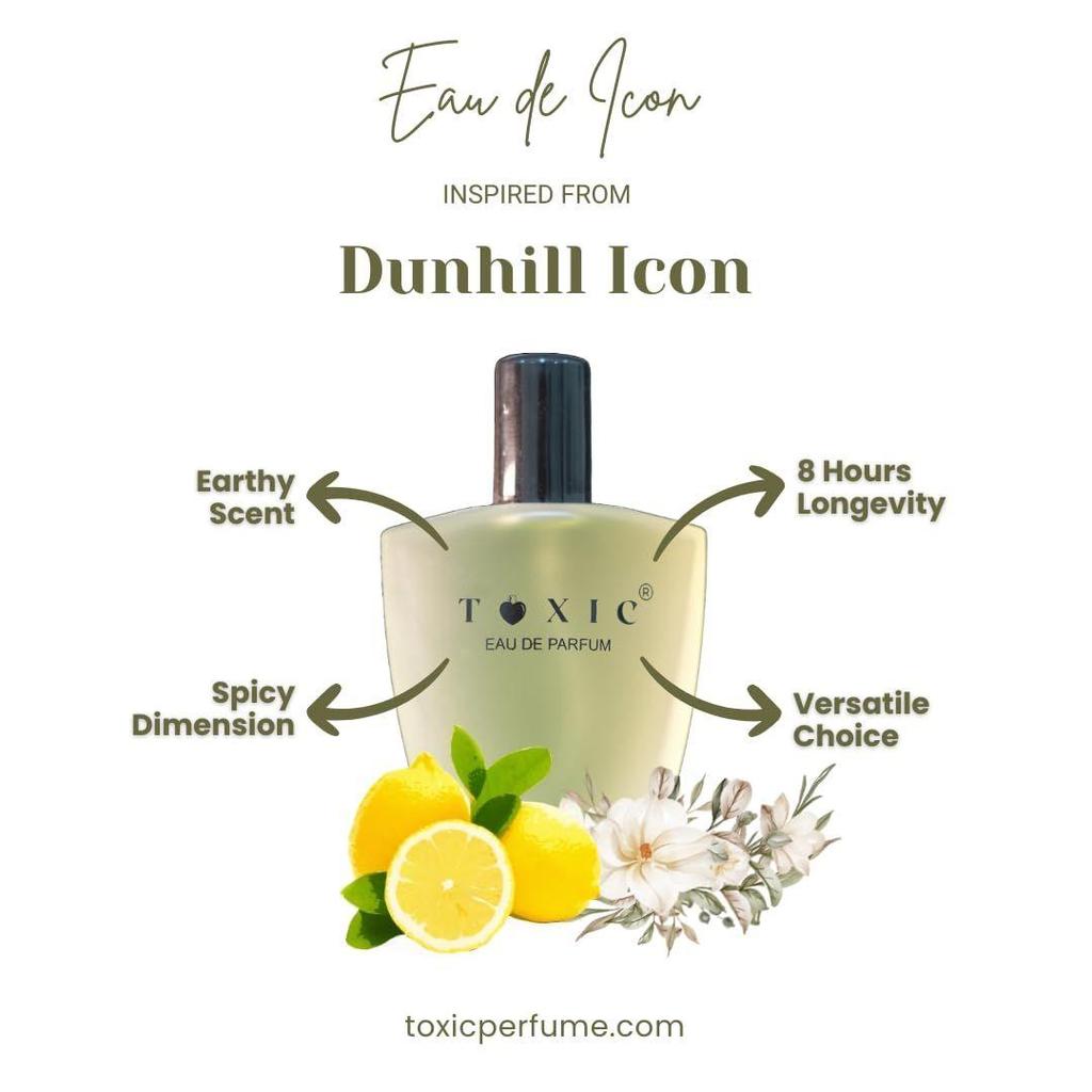Toxic Icon Perfume for Him/Her | Luxury Gift | 60ml | Woody Aromatic Accords | Unisex Eau de Parfum Spray for Men & Women