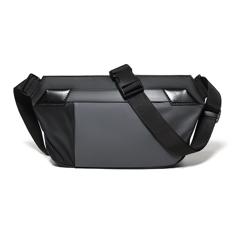 

TS JYL laptop bag,Men Crossbody Bag Trend Chest Bag Lightweight Casual Color Block Satchel OneSize серый
