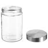 1.2 Liter Glass and Stainless Steel Storage Jars with Airtight Lid Atmosphera