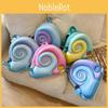 Children Snail Shape Backpack With Fun Striped Pattern And Led Light For Daycare And Learning