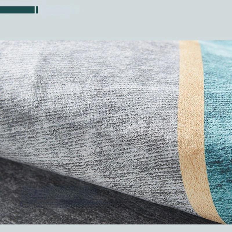 Light Luxury Geometric Carpet Home Lounge Large Area Rug Living Room Decoration Carpets Soft Bedroom Rugs Thick Entrance Doormat