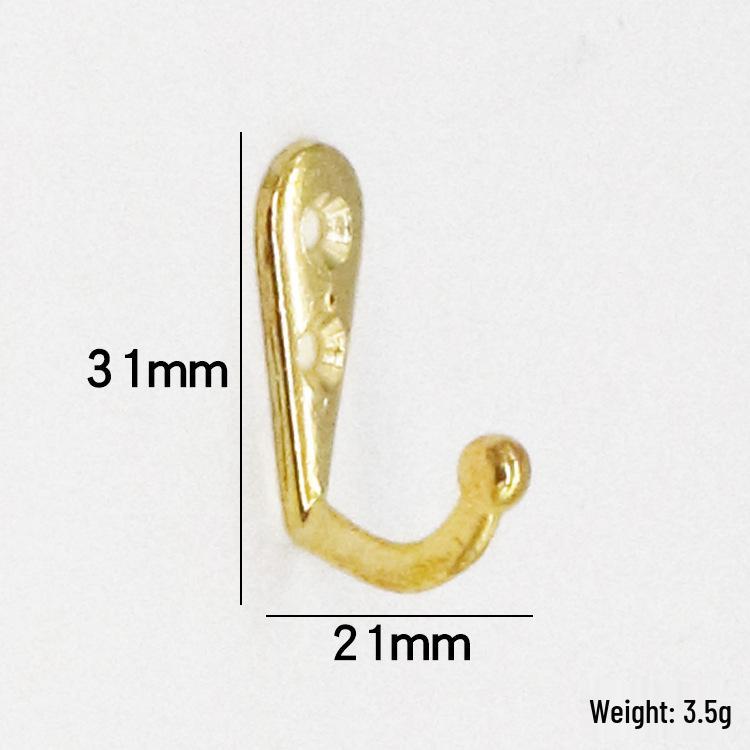 

Антикварный одинарный сплавной крючок для одежды