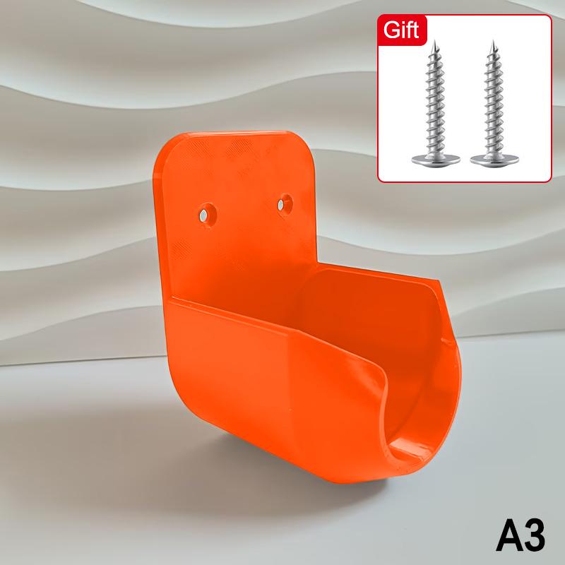 

Metal Garden Hose Nozzle Wall Mount Bracket With Screws Leak Hole for Heavy Duty Outdoor Watering Organization