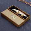 Classical Chinese Style Cicada Wing Metal Feather Bookmark with Leaf, Butterfly, and Dried Flower Accents