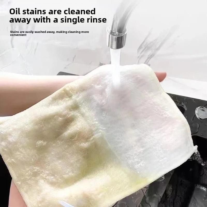 Dishcloth - Special for Home Kitchen - Magical Cleaning Towel - Easy To Clean - Thick and Oil-Resistant - Ideal for Dishwashing