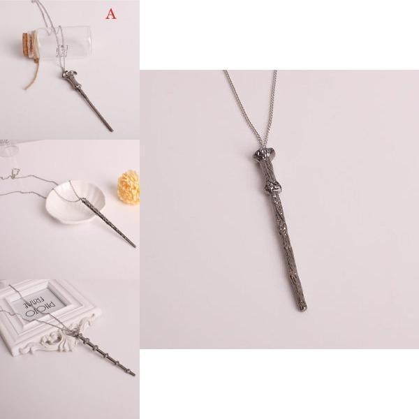 Magic Wand Pendant Necklace For Men And Women Stunning Alloy Fashion Jewelry
