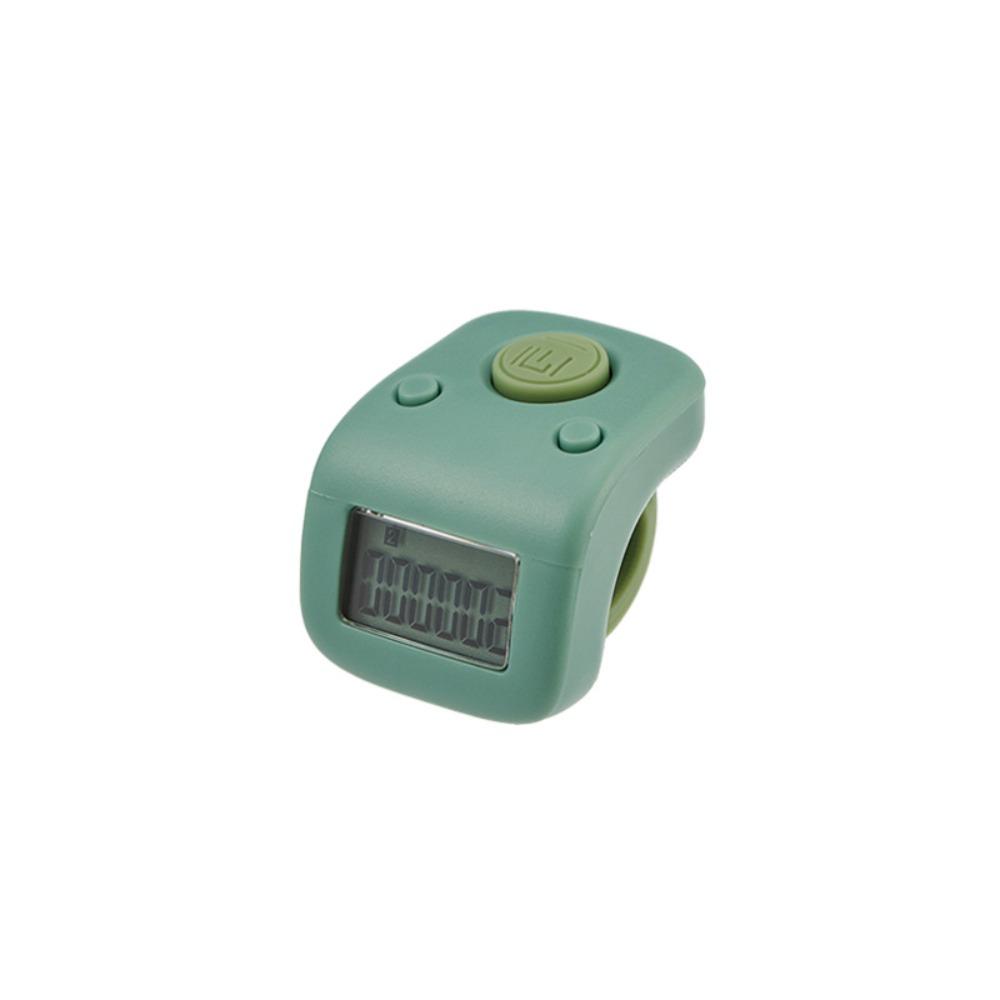 

Mini Sports Counter LCD Display Ring Counter Smart Counter Finger Counter Sports Tracking зелёный
